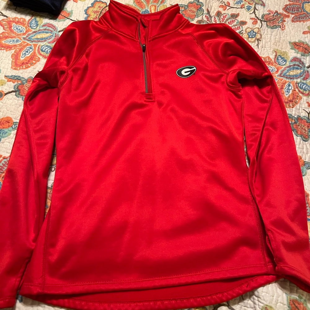 Knights Apparel Vibrant Red Pullover Georgia bulldogs